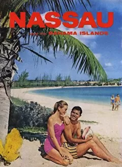 1950's Collection: Nassau And Bahama Islands 1950s UK beaches seaside holidays sunbathing bahamas tourism