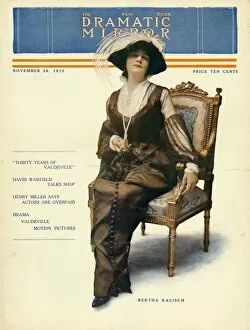 Edwardian Collection: The New York Dramatic Mirror 1913 1910s USA womens portraits magazines