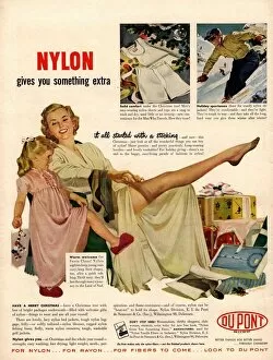 1940's Collection: Nylon by DuPont 1940s USA nylons stockings hosiery