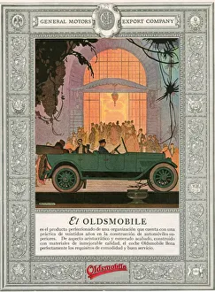 Nineteen Twenties Prints: Oldsmobile 1920 1920s USA cc cars