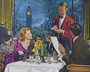 Pan Am, Pan American 1950s USA london big ben restaurants waiters dining