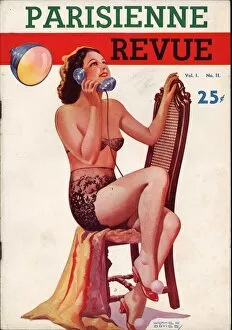 Images Dated 1st March 2006: Parisienne Revue 1930s USA glamour pin-ups magazines mens