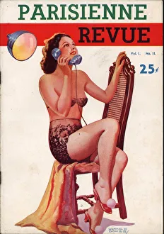 American Prints: Parisienne Revue 1930s USA glamour pin-ups magazines mens