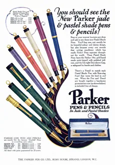 Parker 1920s UK pens pencils