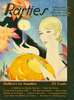 Images Dated 3rd March 2006: Parties 1929 1920s USA Halloween magazines art deco