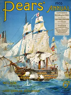 Nineteen Hundreds Prints: Pears 1905 1900s UK cc magazines ships nautical pears battles ships boats