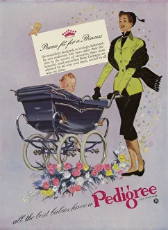 Pedigree 1952 1950s UK prams babies baby mothers
