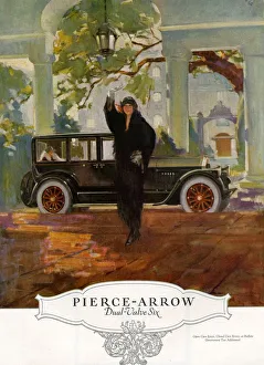American Prints: Pierce-Arrow 1920s USA CC cars pierce arrow