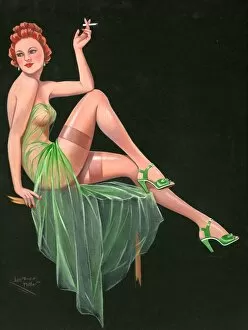 1940's Collection: Pinups 1940s UK Laurence Miller pin-up pinups pin-ups woman women