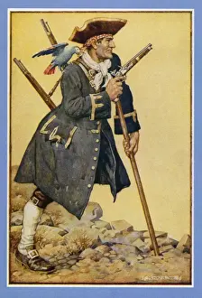 Books Prints: Pirates 1930s UK Robert Louis Stephenson Long John Silver Treasure Island childrens