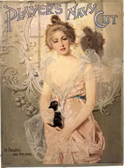 Adverti Prints: Players Navy Cut 1900s UK cigarettes smoking glamour