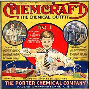 American Collection: The Porter Chemical Company 1920s USA rklf Chemcraft Chemistry sets boys science itnt