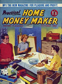 Practical Home Money Maker 1957 1950s UK DIY do it yourself home improvement magazines