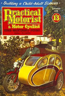 Practical Motorist & Motor Cyclist 1956 1950s UK motorbikes magazines Practical Motorist & Motor Cyclist 1956 1950s UK motorbikes magazines
