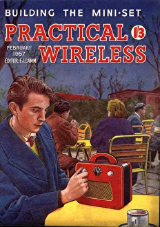Practical Wireless 1950s UK radios diy magazines do it yourself
