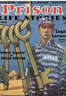 American Prints: Prison Life Stories 1920s USA convicts prisons magazines