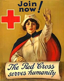 1910's Collection: The Red Cross 1910s USA rklf nurses ww1 itnt