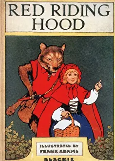 Books Prints: Red Riding Hood by Blackie 1910s UK childrens Frank Adams
