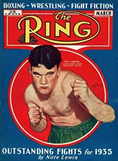 1930's Collection: The Ring 1934 1935 1930s USA boxing boxers magazines