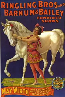 1910s Prints: Ringling Bros Circus Barnum and Bailey 1910s USA horses Baileys