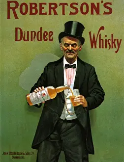 Robertsons 1904 1900s UK whisky alcohol whiskey advert Robertsons Scottish Scotch