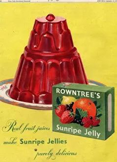 Images Dated 15th November 2004: Rowntrees 1950s UK jelly, desserts