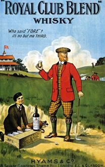 Adverts Collection: Royal Club Blend Whisky 1908 1900s UK whisky alcohol whiskey advert Scotch Scottish golf