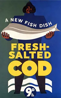 Salted-Cod 1940s UK fish salted cod