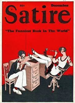 Images Dated 3rd March 2006: Satire 1927 1920s USA secretaries magazines secretary