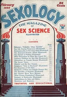Images Dated 1st March 2006: Sexology 1930s USA magazines