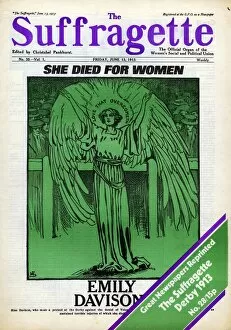 Images Dated 12th May 2006: The Suffragettes 1913 1910s UK suffragettes womens rights votes for women magazines