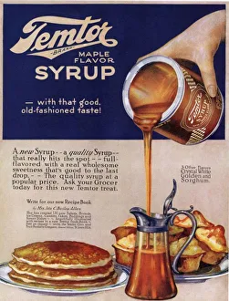 Temtor 1920s USA maple flavoured syrup