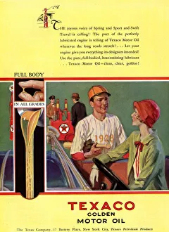 Texaco 1926 1920s USA CC baseball oil petrol gas gasoline