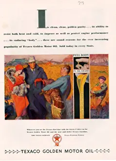 Texaco 1928 1920s USA cc oil gas petrol gasoline turkeys birds thanksgiving