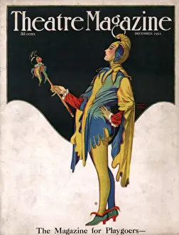 American Prints: Theatre Magazine 1921 1920s USA clowns jesters magazines