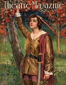 Theatre Magazine 1924 1920s USA robin hood magazines