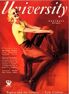 University 1910s USA portraits magazines