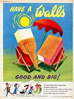 Advertise Collection: Walls 1950s UK ice-cream