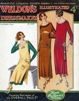 Images Dated 3rd March 2006: Weldons Illustrated Dressmaker 1924 1920s UK womens magazines
