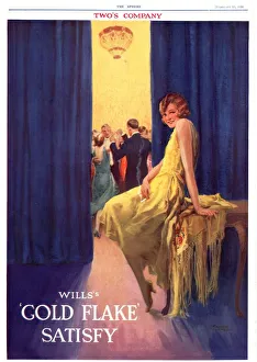 Will's 1930s UK cigarettes smoking gold flake