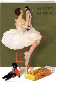1930s Prints: Wills 1930s UK cigarettes smoking gold flake golliwogs golliwoggs golly