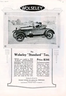 Wolseley 1923 1920s USA cc cars