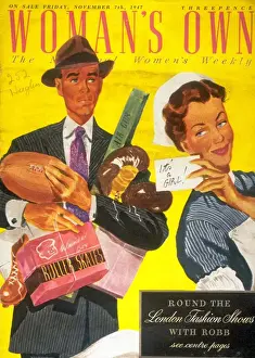 Womans Own 1940s UK babies nurses fathers hospitals new babies magazines medical
