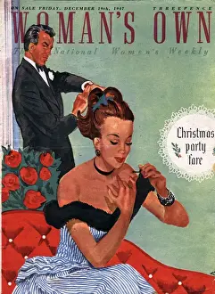 Womans Own 1940s UK make-up makeup nails varnish late dating magazines