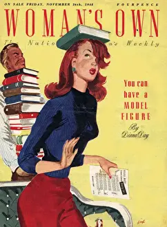 Womans Own 1948 1940s UK models deportment posture magazines