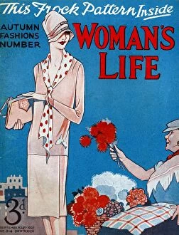 Images Dated 3rd March 2006: Womans Life 1927 1920s UK flowers magazines