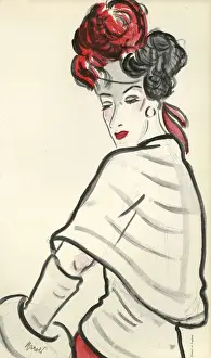 Images Dated 2009 February: Womens Fashion 1930s 1939 1930s UK portraits womens capes