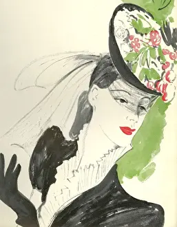 Images Dated 2009 February: Womens Fashion 1930s 1939 1930s UK portraits womens hats