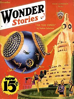 Wonder Stories 1932 1930s USA mcitnt magazines futuristic visions of the future