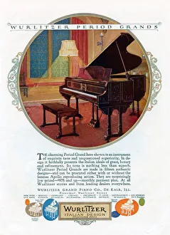 Wurlitzer 1920s USA cc instruments pianos musical